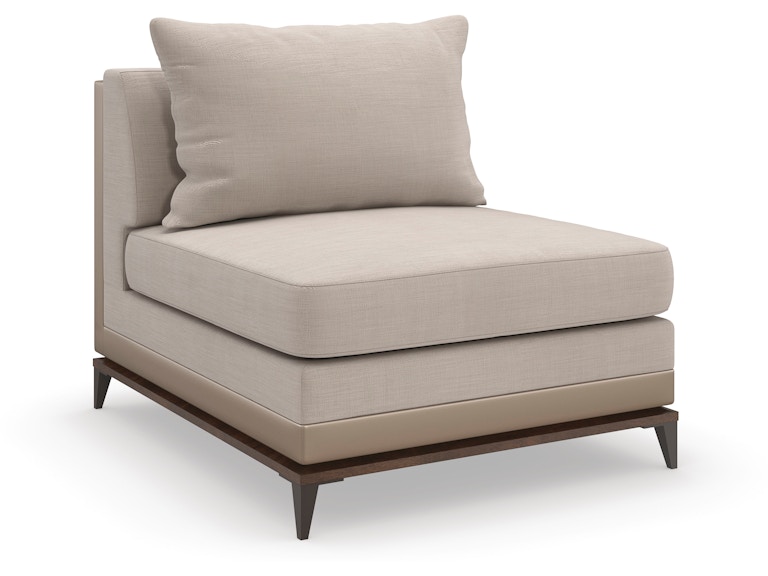 Caracole Living Room ARCHIPELAGO ARMLESS CHAIR UPH-422-AC1-A at Norwood Furniture