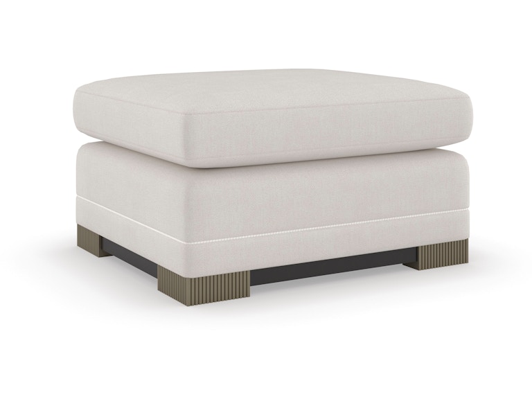 Caracole Living Room DEEP RETREAT OTTOMAN UPH-021-041-A at Norwood Furniture