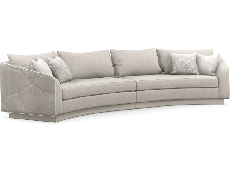 Caracole Living Room FANCIFUL LOVESEAT UPH-020-SEC1-A at Norwood Furniture