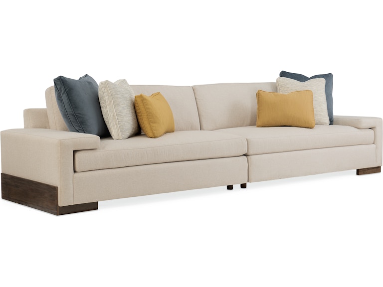 Caracole Living Room I'M SHELF-ISH 2-PC SECTIONAL M090-018-SEC2-A at Norwood Furniture