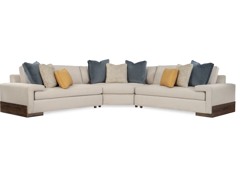 Caracole Living Room I'M SHELF-ISH 3-PC SECTIONAL M090-018-SEC1-A at Norwood Furniture