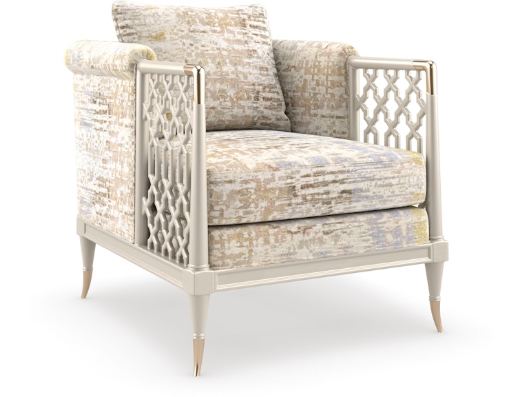 Caracole Living Room LATTICE ENTERTAIN YOU UPH-021-134-A at Norwood Furniture