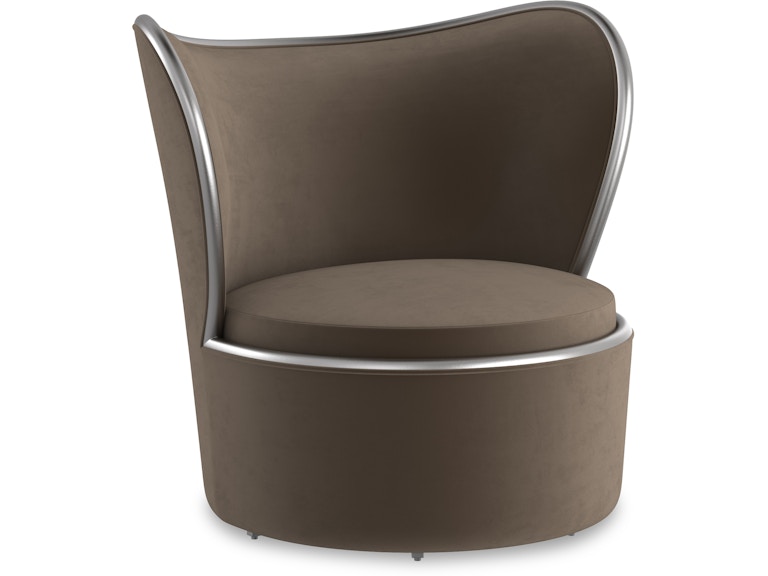 Caracole Living Room MARIPOSA SWIVEL UPH-424-132-A at Norwood Furniture