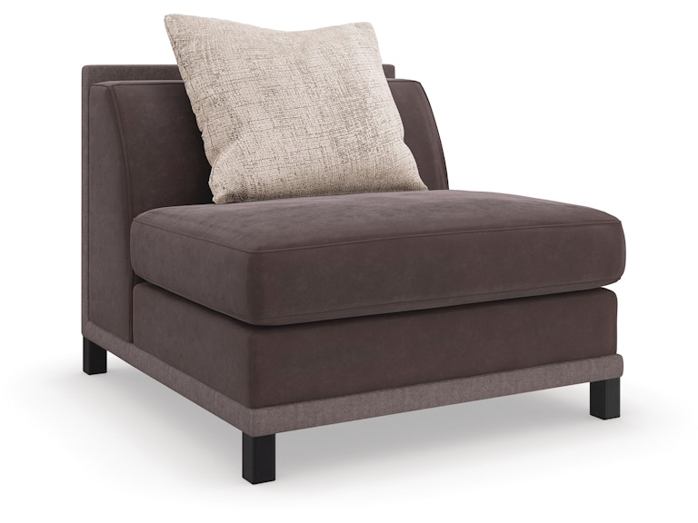 Caracole Living Room TUXEDO ARMLESS CHAIR UPH-423-AS1-A at Norwood Furniture