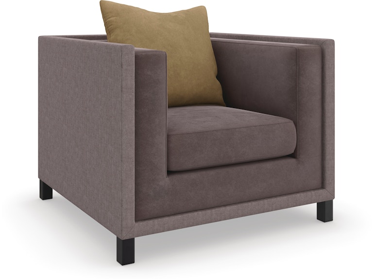 Caracole Living Room TUXEDO CHAIR UPH-423-033-A at Norwood Furniture