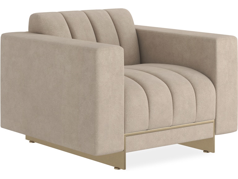 Caracole Living Room WELL BALANCED CHAIR UPH-424-231-A at Norwood Furniture
