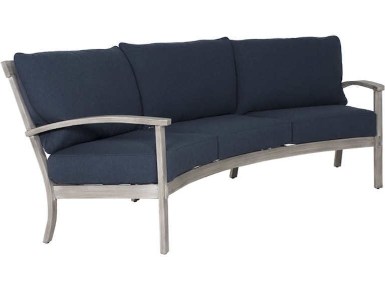 Castelle Outdoor Furniture Antler Hill Cushioned Crescent Sofa 0A44T At Norwood Furniture