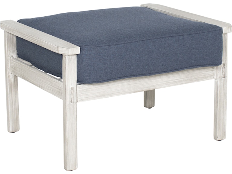 Castelle Outdoor Furniture Antler Hill Cushioned Ottoman 0A13T at Norwood Furniture