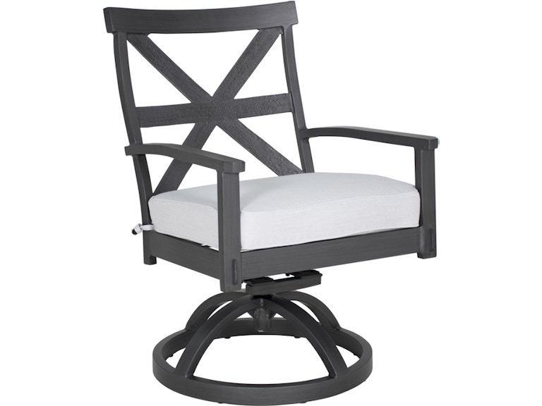 Castelle Outdoor Furniture Antler Hill Formal Arm Dining Swivel Rocker 0A48T At Norwood Furniture