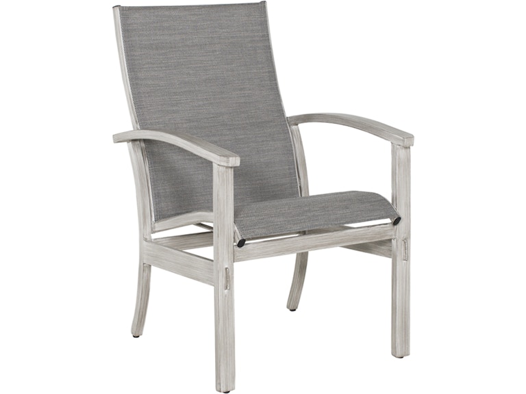 Castelle Outdoor Furniture Antler Hill Sling Dining Chair 0A75S at Norwood Furniture