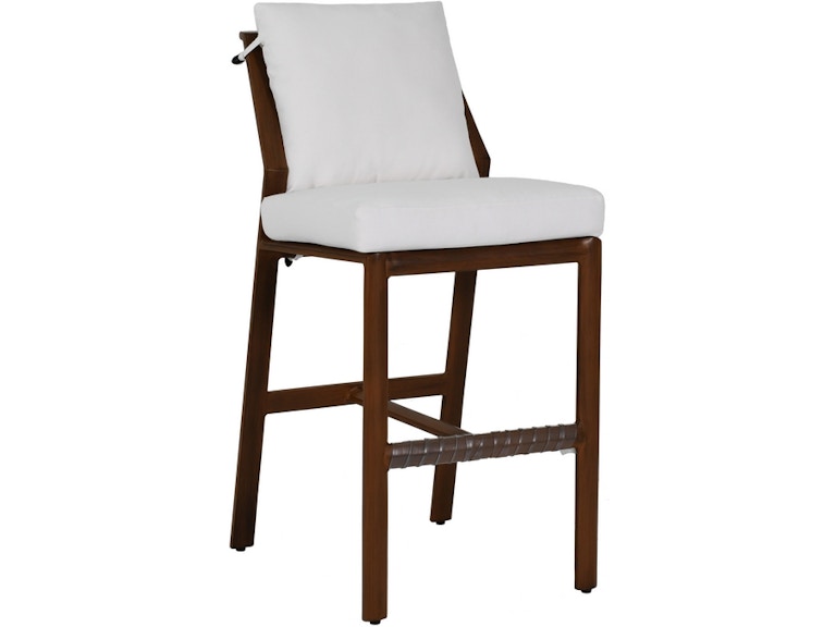 Castelle Outdoor Furniture Berkeley Cushioned Armless Bar Stool 1E79R At Norwood Furniture