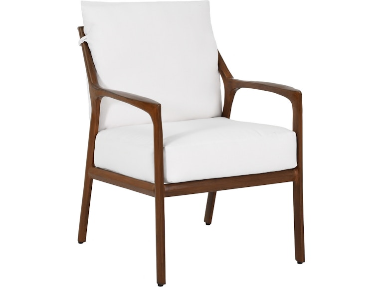 Castelle Outdoor Furniture Berkeley Cushioned Dining Chair 1E06R At Norwood Furniture