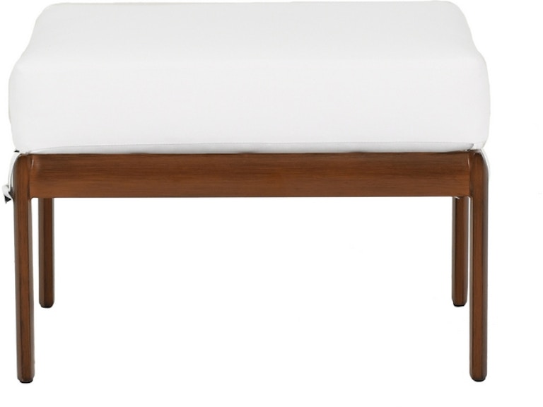 Castelle Outdoor Furniture Berkeley Cushioned Lounge Ottoman 1E13R at Norwood Furniture