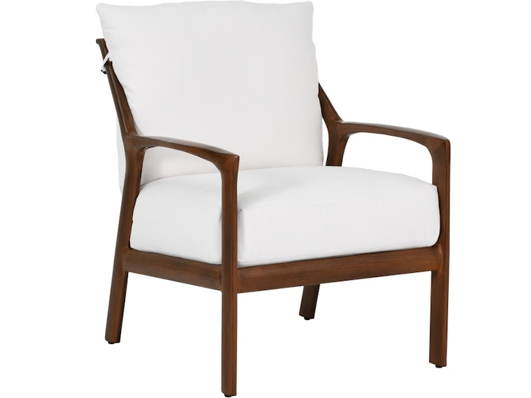 Castelle Outdoor Furniture Berkeley Cushioned Lounge Chair 1E10R at Norwood Furniture