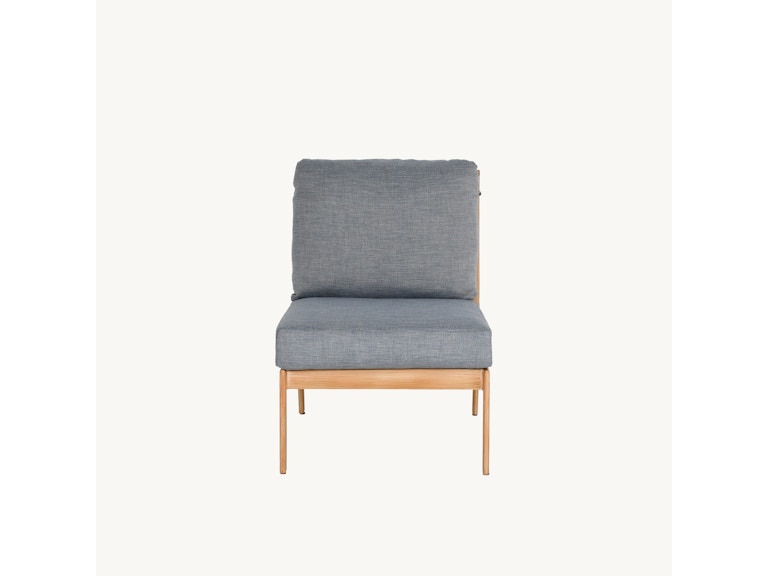 Castelle Outdoor Furniture Berkeley Sectional Armless Lounge Chair 1E24R at Norwood Furniture