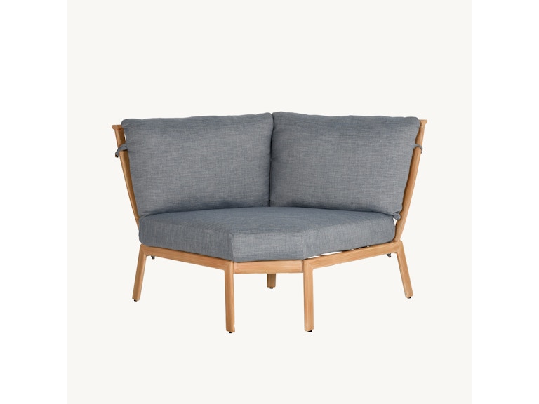 Castelle Outdoor Furniture Berkeley Sectional Corner Lounge Chair 1E26R at Norwood Furniture