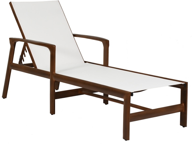 Castelle Outdoor Furniture Berkeley Sling Chaise Lounge 1E92S at Norwood Furniture