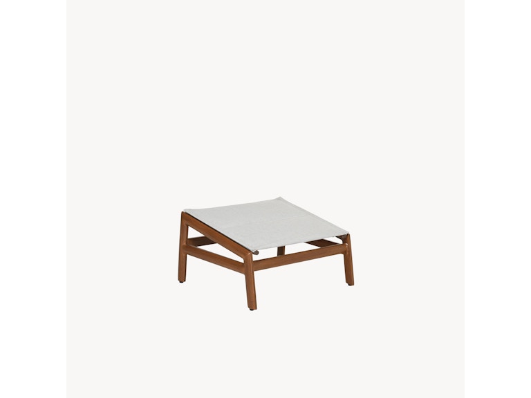 Castelle Outdoor Furniture Berkeley Sling Ottoman 1E63S at Norwood Furniture