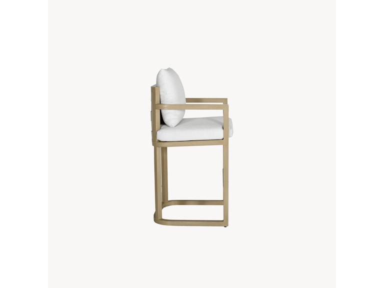 Castelle Outdoor Furniture Biscayne Cushioned Bar Stool 5C09R at Norwood Furniture
