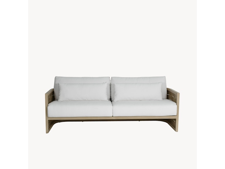 Castelle Outdoor Furniture Biscayne Cushioned Sofa 5C14R at Norwood Furniture