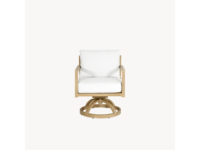 Castelle Outdoor Furniture Biscayne Cushioned Swivel Rocker 5C07R at Norwood Furniture