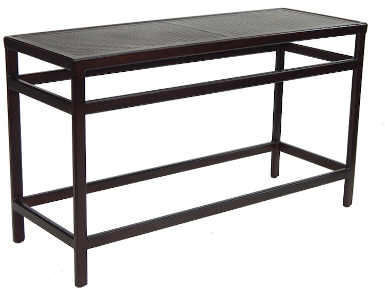 Castelle Outdoor Furniture Classical 18" X 54" Rectangular Console Table SRL1854 at Norwood Furniture