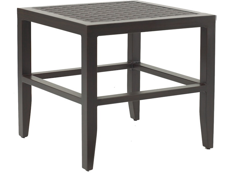 Castelle Outdoor Furniture Classical 20" Square Side Table SSS20 at Norwood Furniture