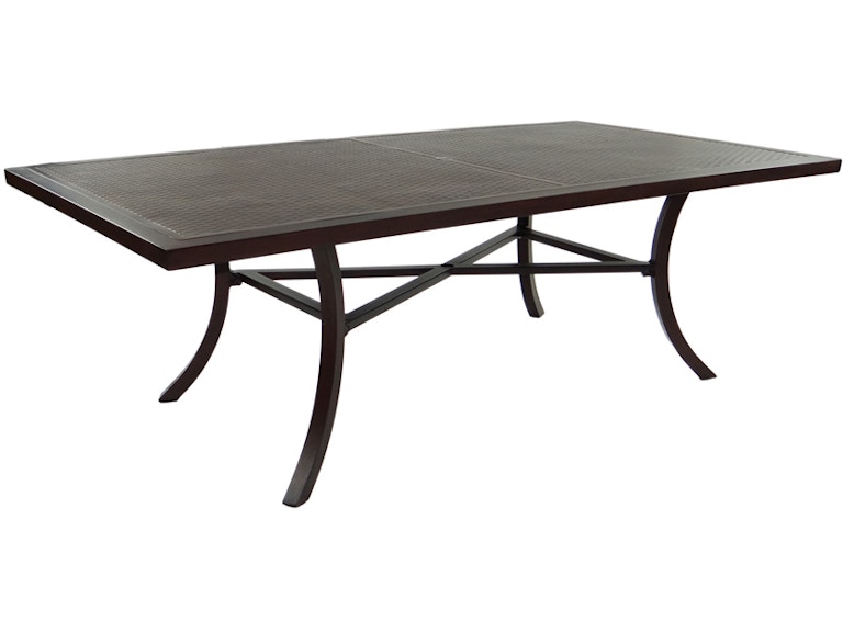 Castelle Outdoor Furniture Classical 44" X 84" Rectangular Dining Table SRDK84 at Norwood Furniture
