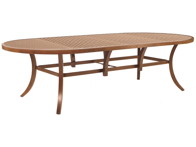 Castelle Outdoor Furniture Classical 48" X 108" Oval Dining Table SODK108 at Norwood Furniture