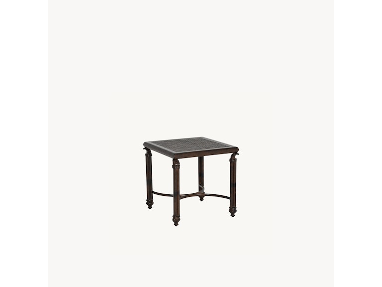 Castelle Outdoor Furniture Coco 20" Square Side Table A6SS20 at Norwood Furniture