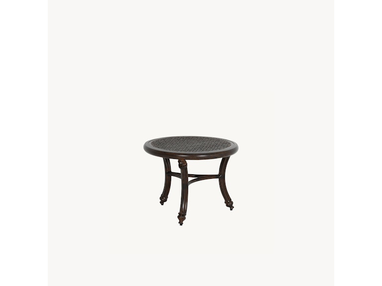 Castelle Outdoor Furniture Coco 24" Round Side Table A6CP24 at Norwood Furniture