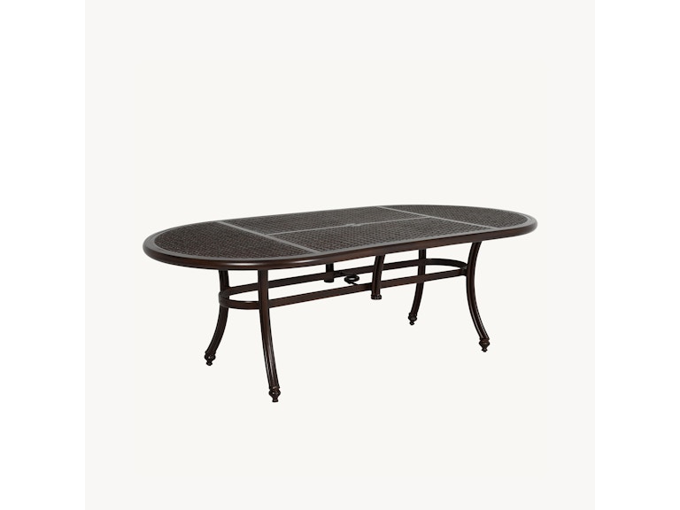 Castelle Outdoor Furniture Coco 84" Oval Dining Table A6ODK84 at Norwood Furniture