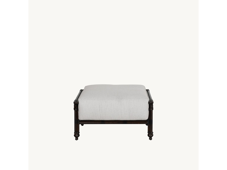 Castelle Outdoor Furniture Coco Cushioned Ottoman 6A33R at Norwood Furniture