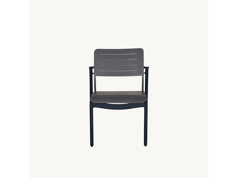 Castelle Outdoor Furniture Davenport Stackable Armless Slats Dining Chair 5ZQ70 at Norwood Furniture