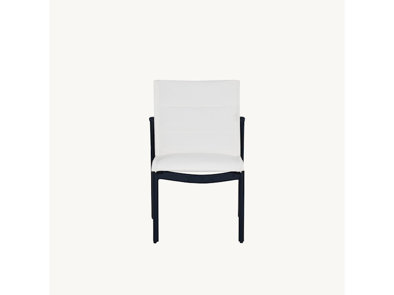 Castelle Outdoor Furniture Davenport Stackable Armless Padded Sling Dining Chair 5ZQ60P at Norwood Furniture