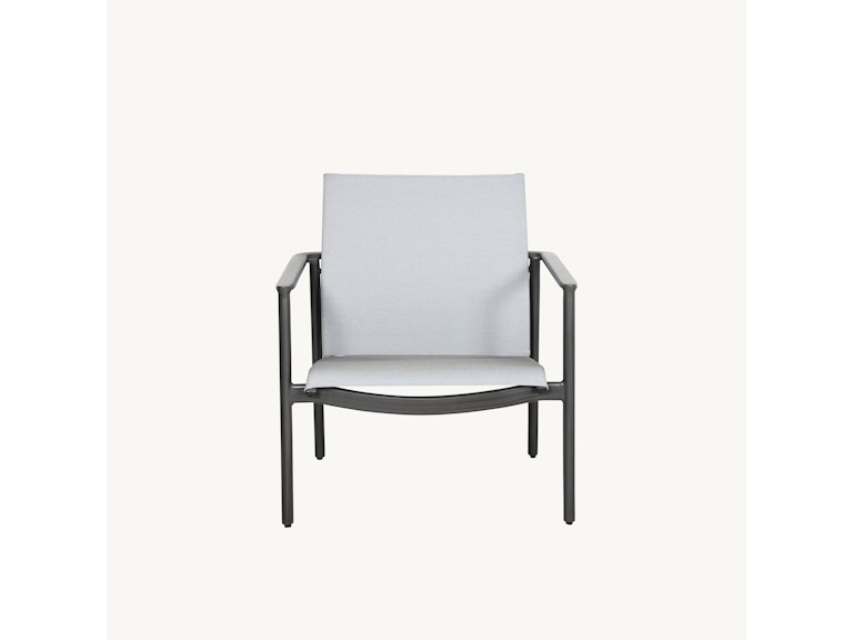 Castelle Outdoor Furniture Davenport Stackable Sling Lounge Chair 5ZQ90S at Norwood Furniture
