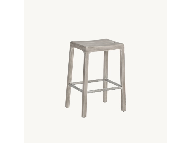 Castelle Outdoor Furniture Fortuna Cast Saddle Bar Stool 5ZV09 at Norwood Furniture