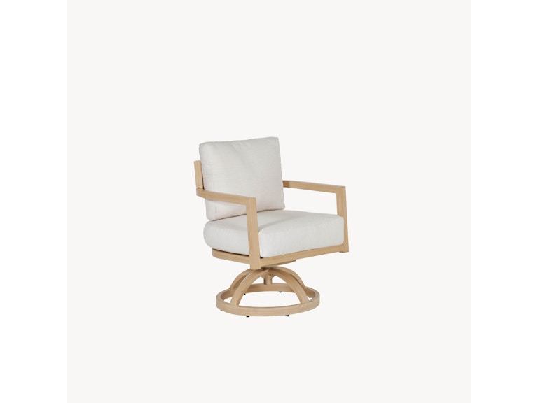 Castelle Outdoor Furniture Gala Cushioned Dining Swivel Rocker 4A07R at Norwood Furniture