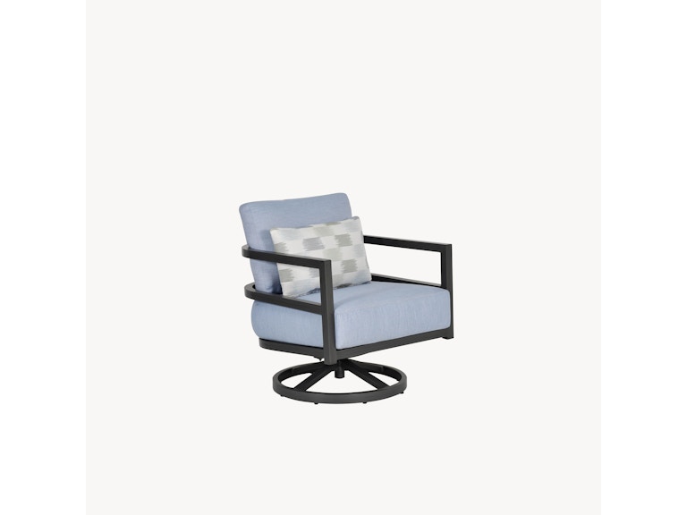 Castelle Outdoor Furniture Gala Cushioned Lounge Swivel Rocker 4A15R at Norwood Furniture