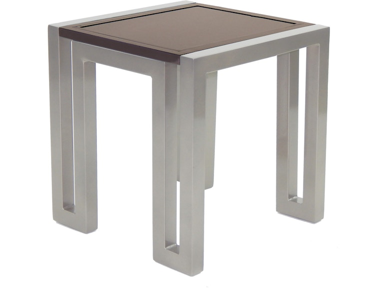Castelle Outdoor Furniture Icon 20" Square Side Table RSS20 at Norwood Furniture