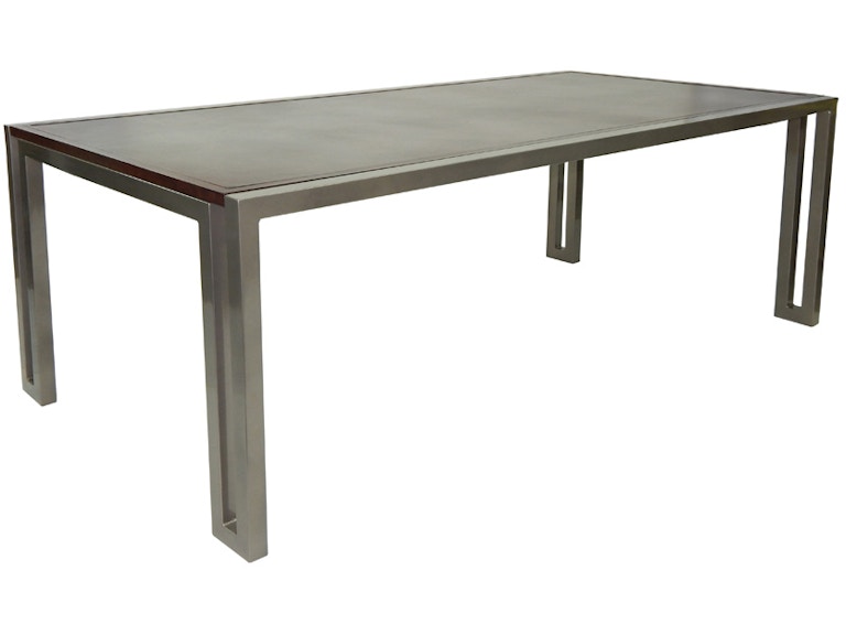Castelle Outdoor Furniture Icon 84" Rectangular Dining Table RRD84 at Norwood Furniture