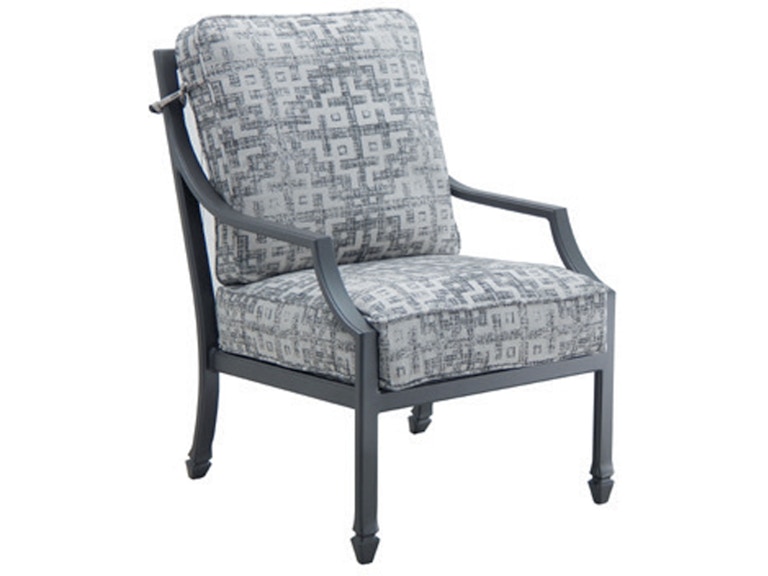 Castelle Outdoor Furniture Lancaster Cushioned Dining Chair 9C06T at Norwood Furniture