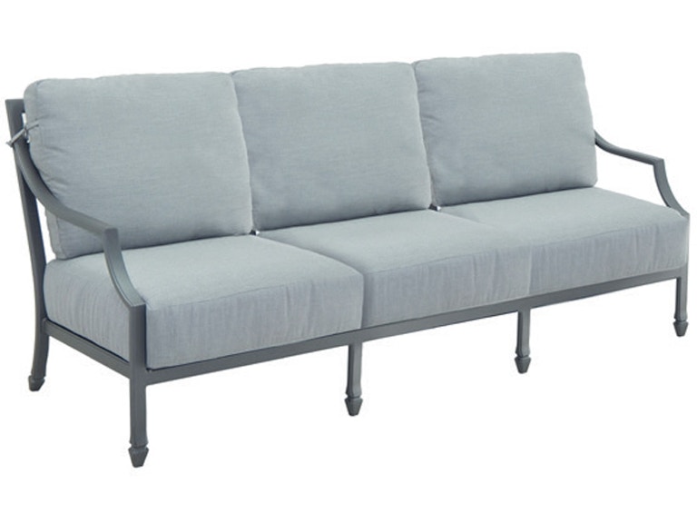 Castelle Outdoor Furniture Lancaster Cushioned Sofa 9C14T at Norwood Furniture