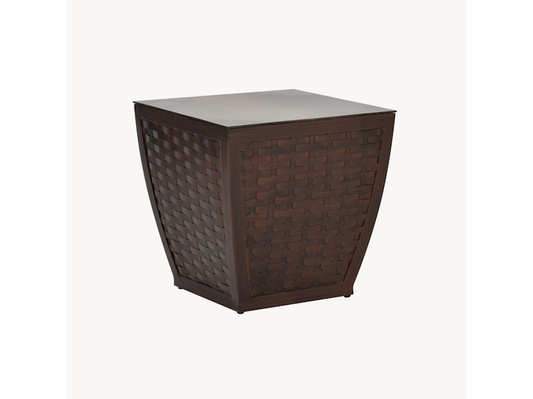 Castelle Outdoor Furniture Largo 20" Square Side Table C4SP20 at Norwood Furniture