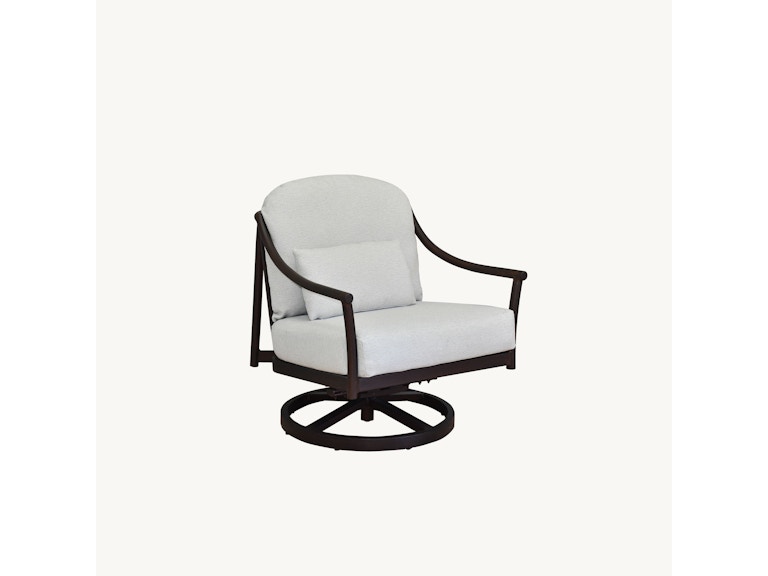 Castelle Outdoor Furniture Largo Cushioned Lounge Swivel Rocker 3C15R at Norwood Furniture