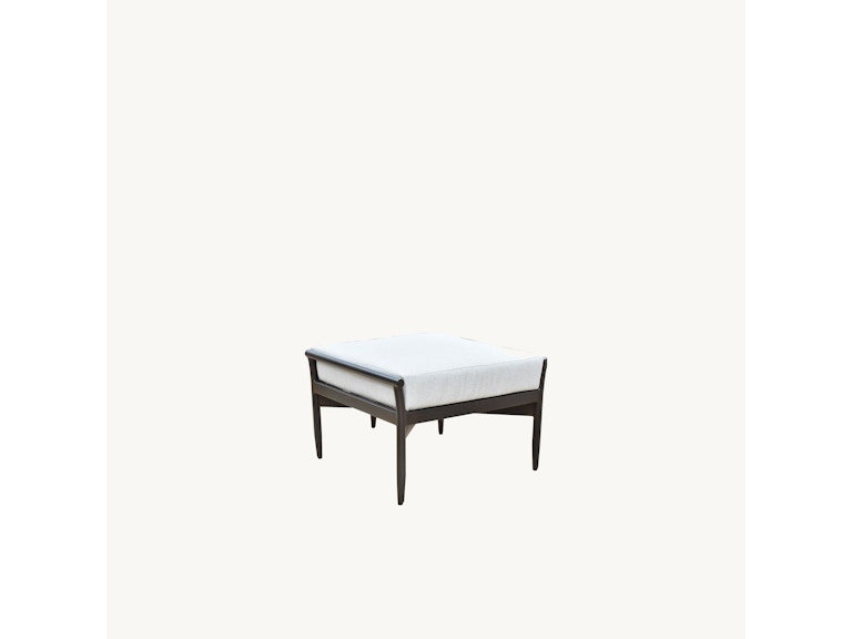 Castelle Outdoor Furniture Largo Cushioned Ottoman 3C13R at Norwood Furniture