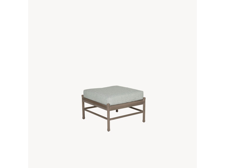 Castelle Outdoor Furniture Lodge Cushioned Lounge Ottoman 4B13T at Norwood Furniture