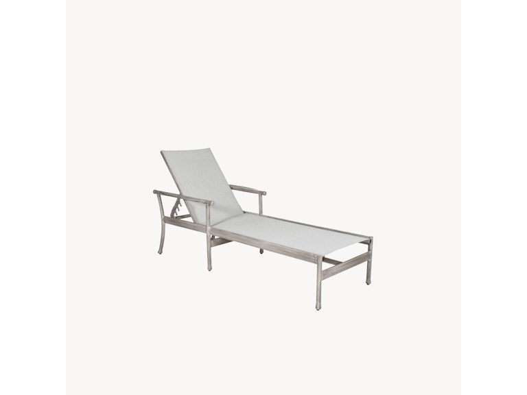 Castelle Outdoor Furniture Lodge Sling Chaise 4B92S at Norwood Furniture