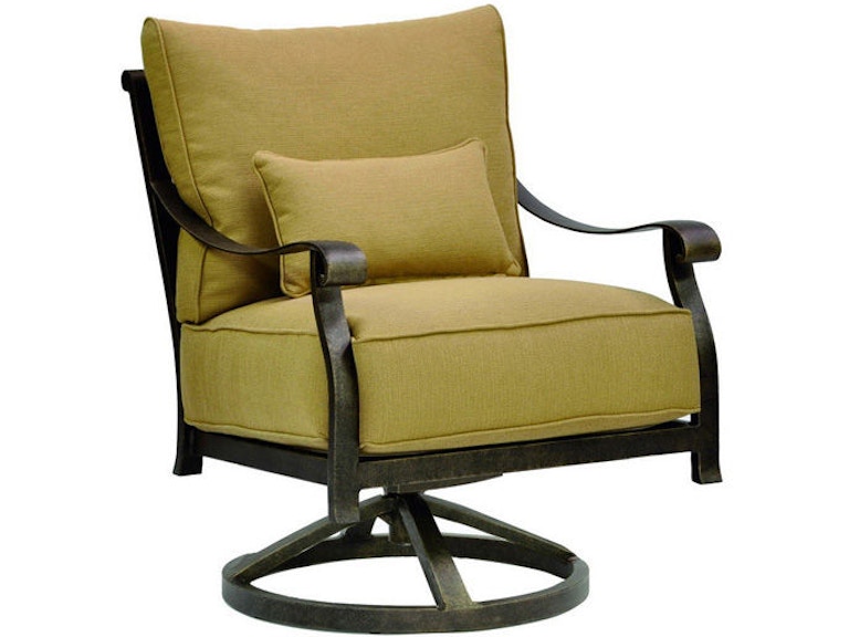 Castelle Outdoor Furniture Madrid Cushioned Lounge Swivel Rocker 3815T at Norwood Furniture
