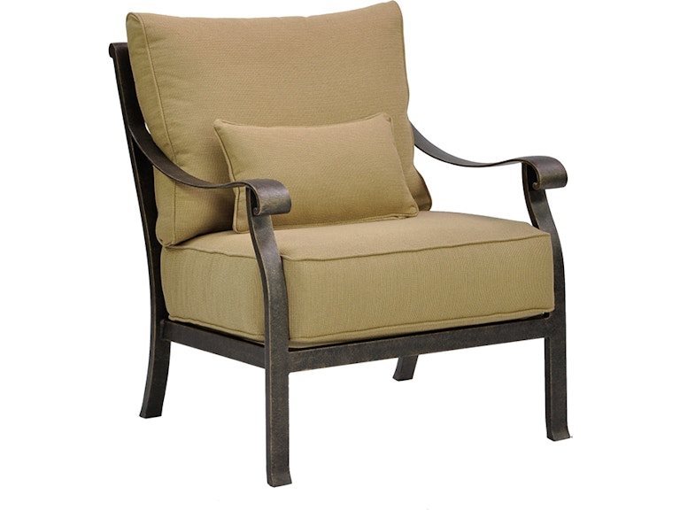 Castelle Outdoor Furniture Madrid Cushioned Lounge Chair 3810T at Norwood Furniture